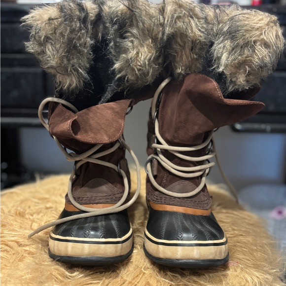 Sorel Dark Brown Joan of Arctic Boots - Picture 5 of 6